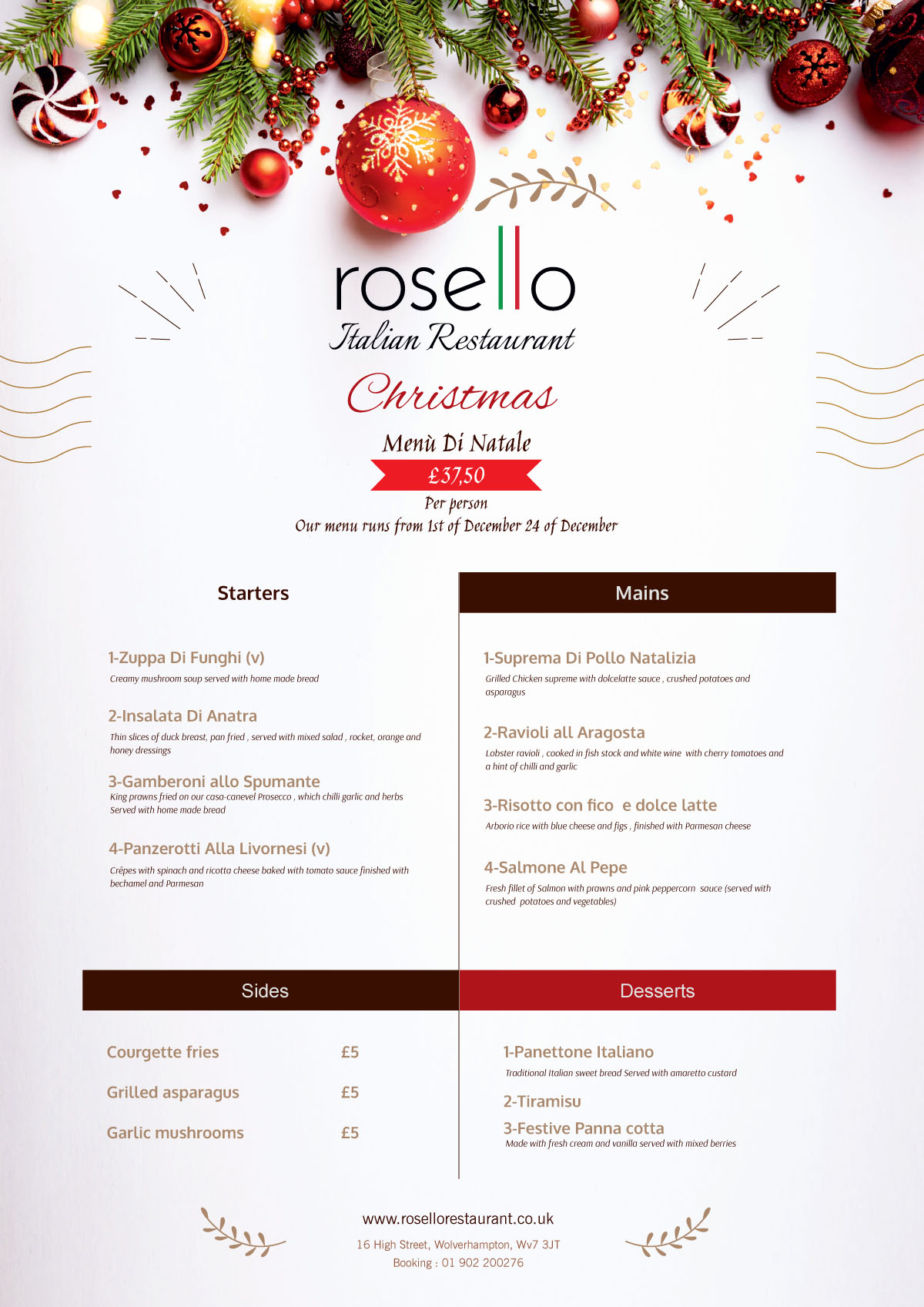 Rosello Italian Restaurant