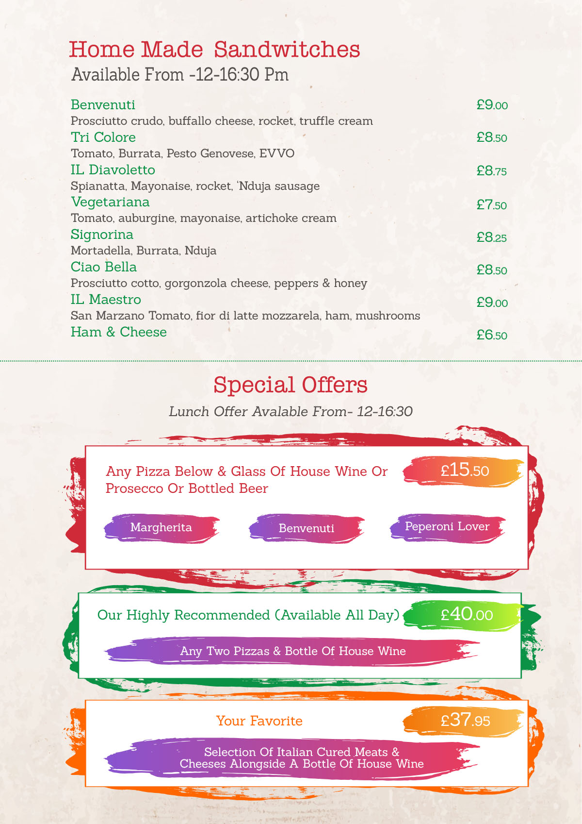 Benvenuti Pizzeria