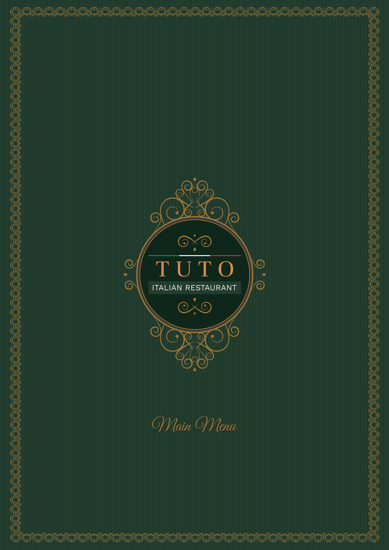 Tuto Italian Main Menu 3